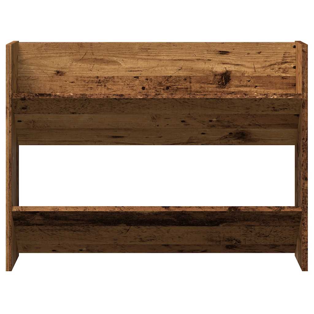 Scarpiera A Muro 80X18X In Truciolato Legno Antico