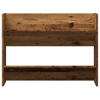 Scarpiera A Muro 80X18X In Truciolato Legno Antico