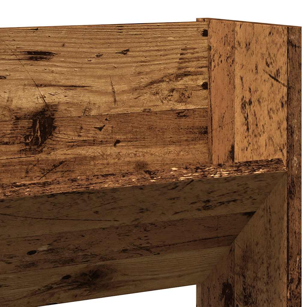 Scarpiera A Muro 80X18X In Truciolato Legno Antico