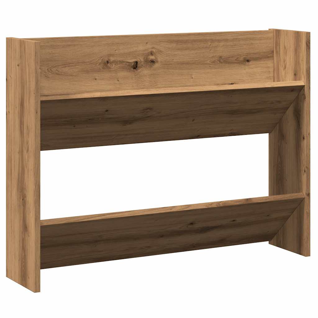 Scarpiera A Muro 80X18X In Truciolato Rovere Artigianale