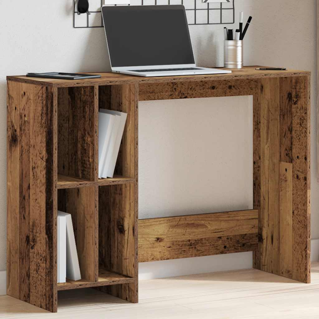 Scrivania 102,5X35X75Cm In Legno Multistrato