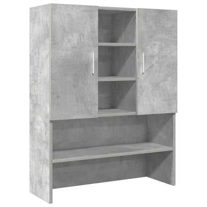 Mobile Per Lavatrice Grigio Cemento 70,5X25,5X90 Cm