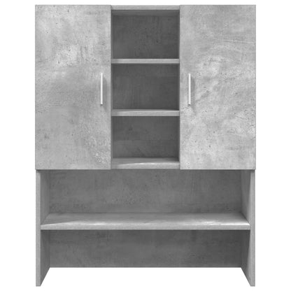 Mobile Per Lavatrice Grigio Cemento 70,5X25,5X90 Cm