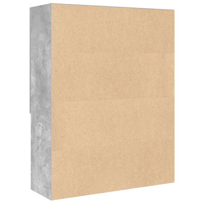 Mobile Per Lavatrice Grigio Cemento 70,5X25,5X90 Cm