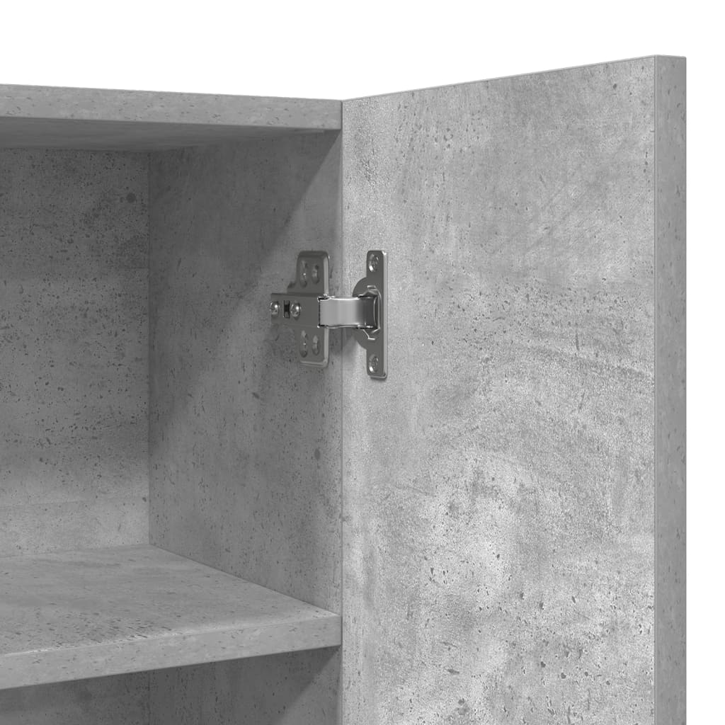 Mobile Per Lavatrice Grigio Cemento 70,5X25,5X90 Cm