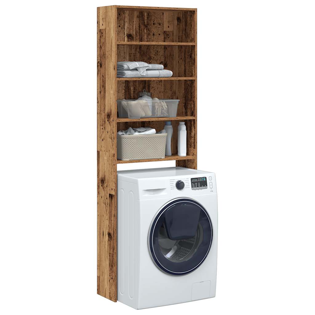 Mobile Per Lavatrice 64X24X190 Cm