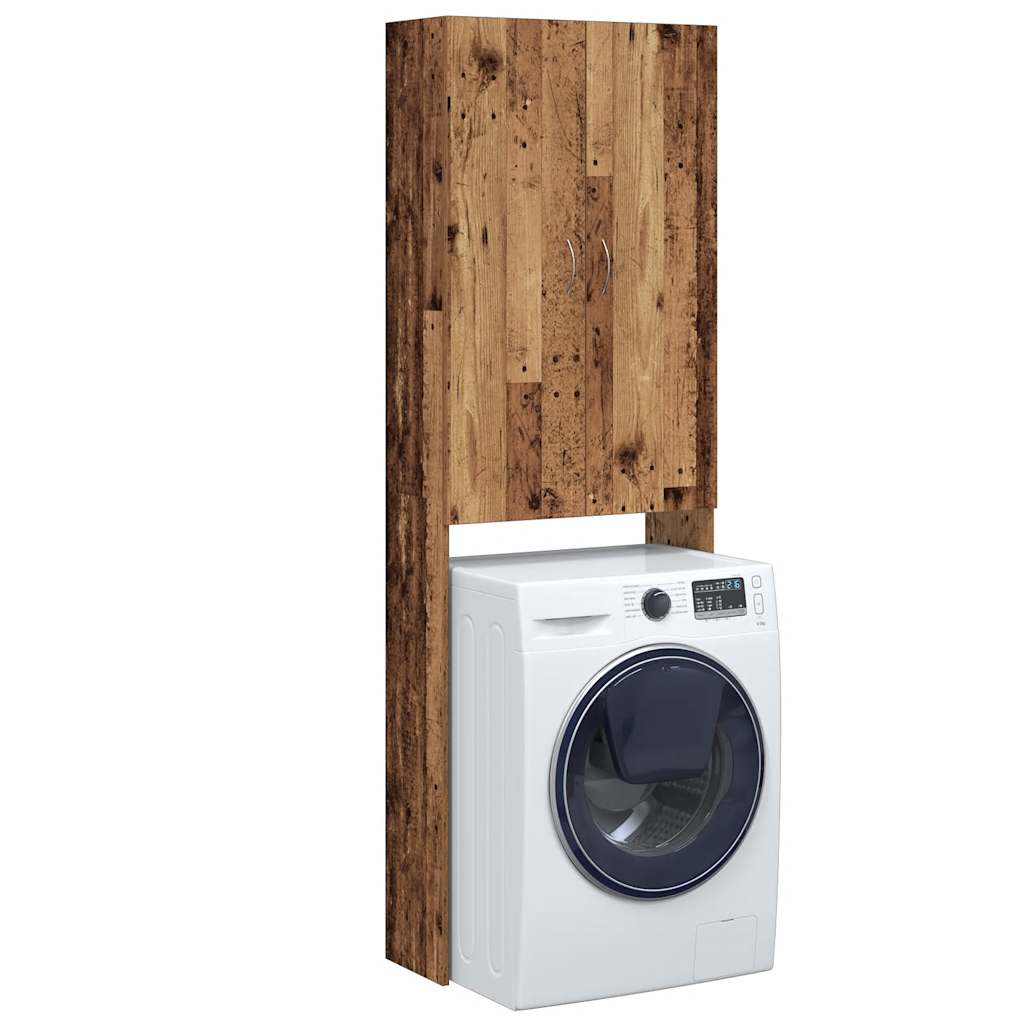 Mobile Per Lavatrice 64X25,5X190 Cm