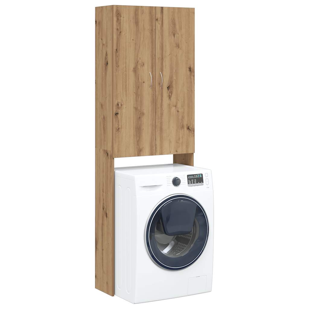 Mobile Per Lavatrice 64X25,5X190 Cm