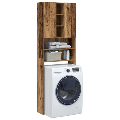 Mobile Per Lavatrice 64X25,5X190 Cm