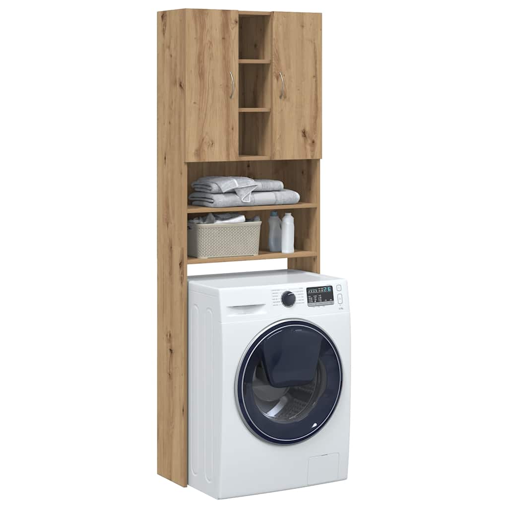 Mobile Per Lavatrice 64X25,5X190 Cm