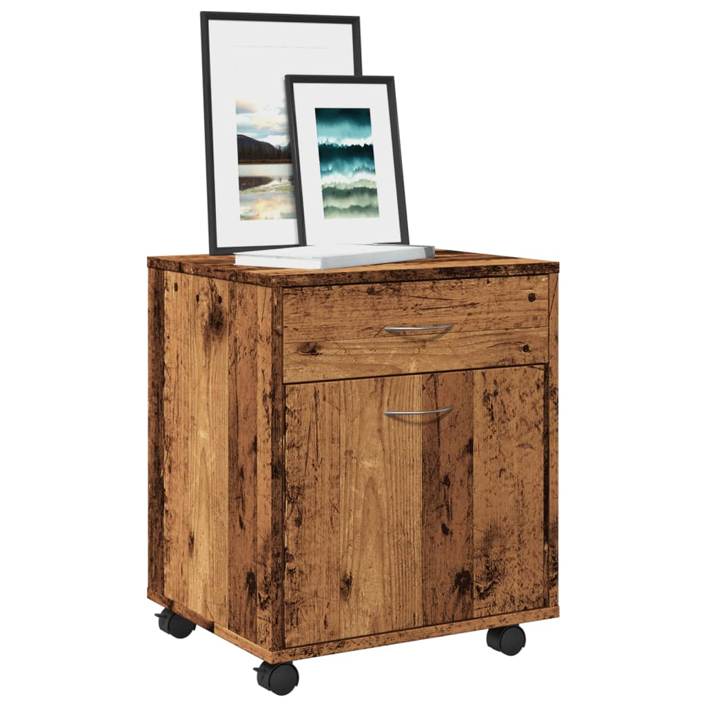 Armadietto Con Ruote 45X38X54 Cm Truciolato