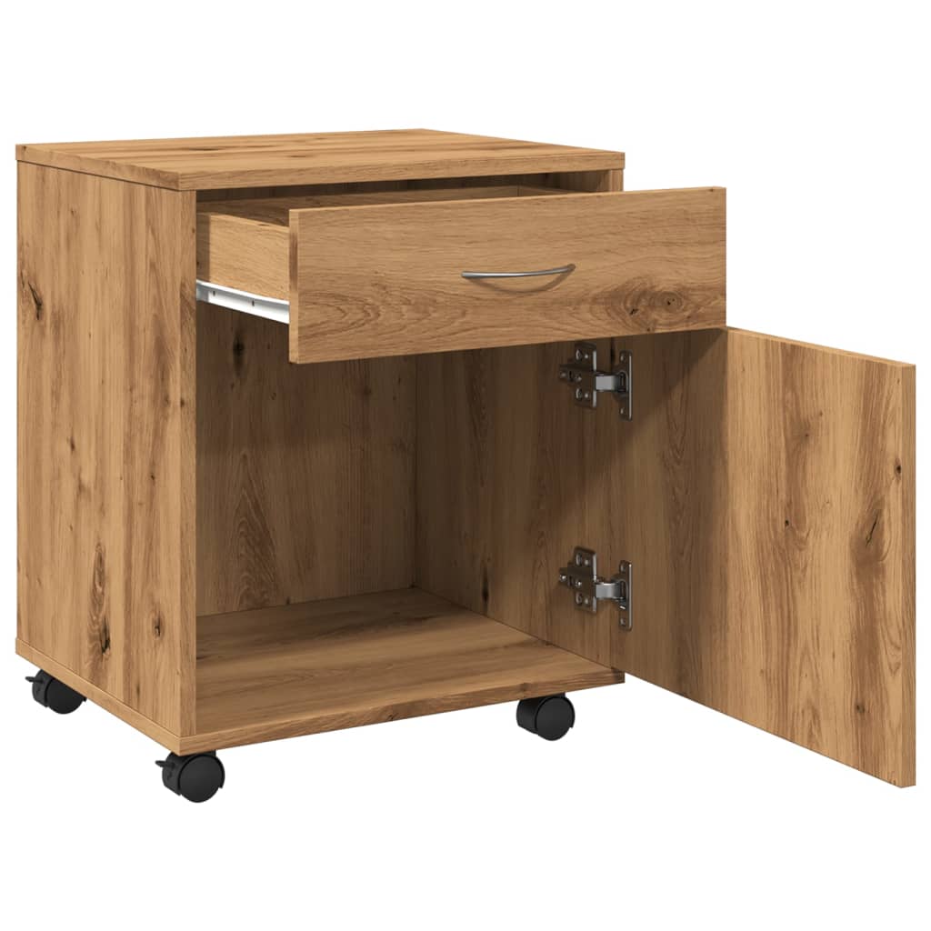 Armadietto Con Ruote 45X38X54 Cm Truciolato