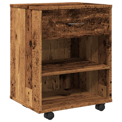 Mobiletto Con Ruote 46X36X59 Cm In Truciolato