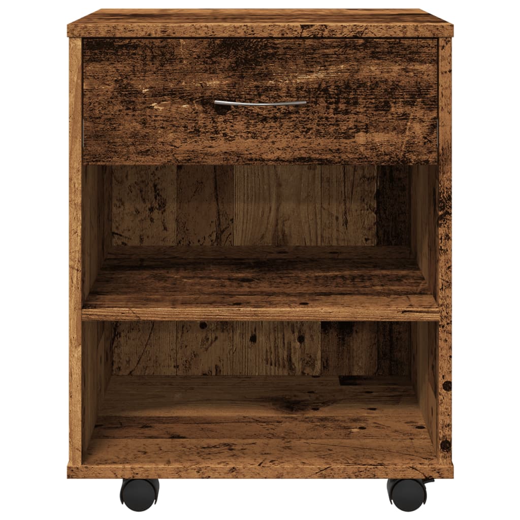 Mobiletto Con Ruote 46X36X59 Cm In Truciolato
