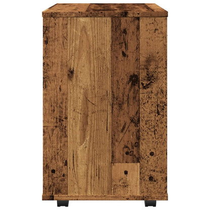 Mobiletto Con Ruote 46X36X59 Cm In Truciolato