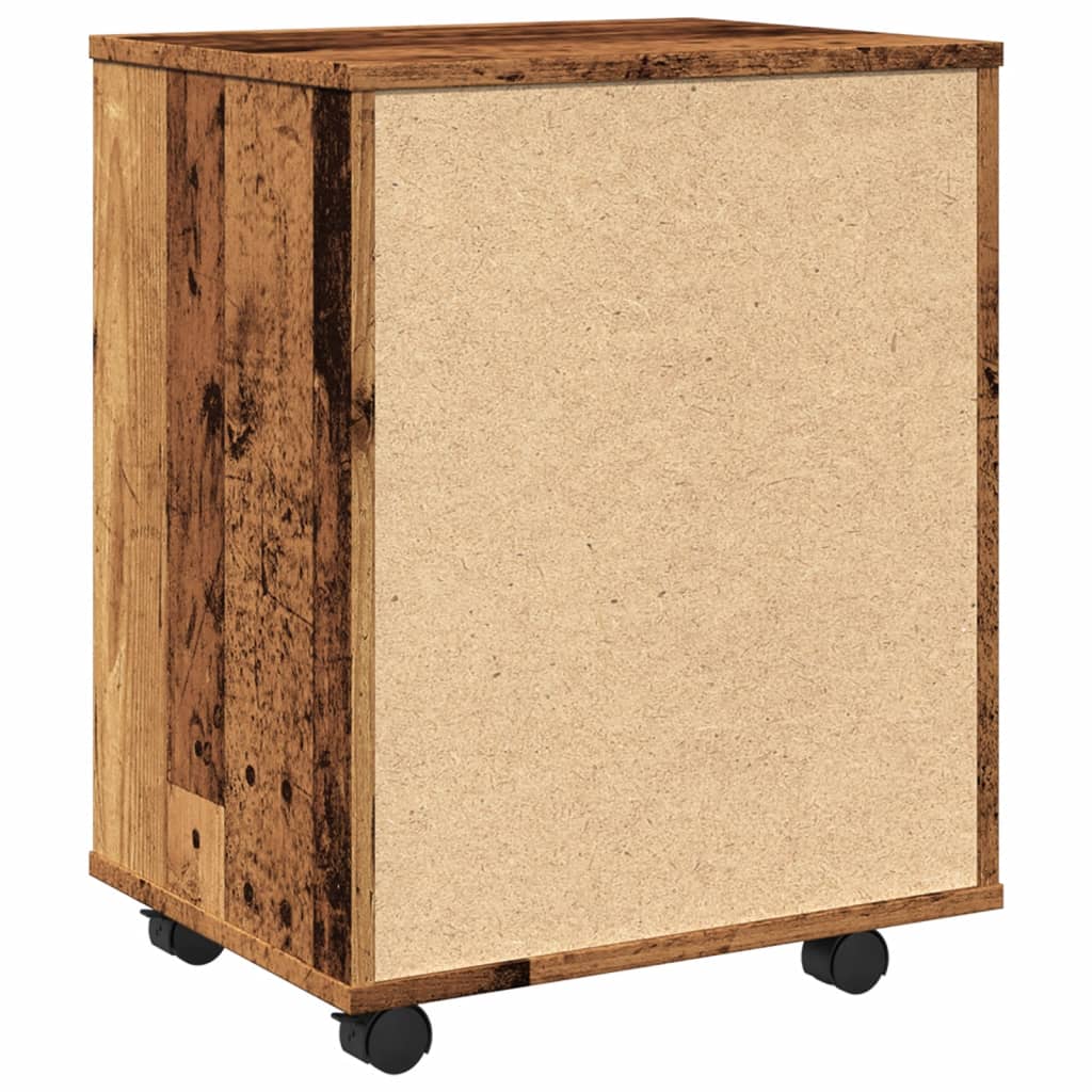 Mobiletto Con Ruote 46X36X59 Cm In Truciolato