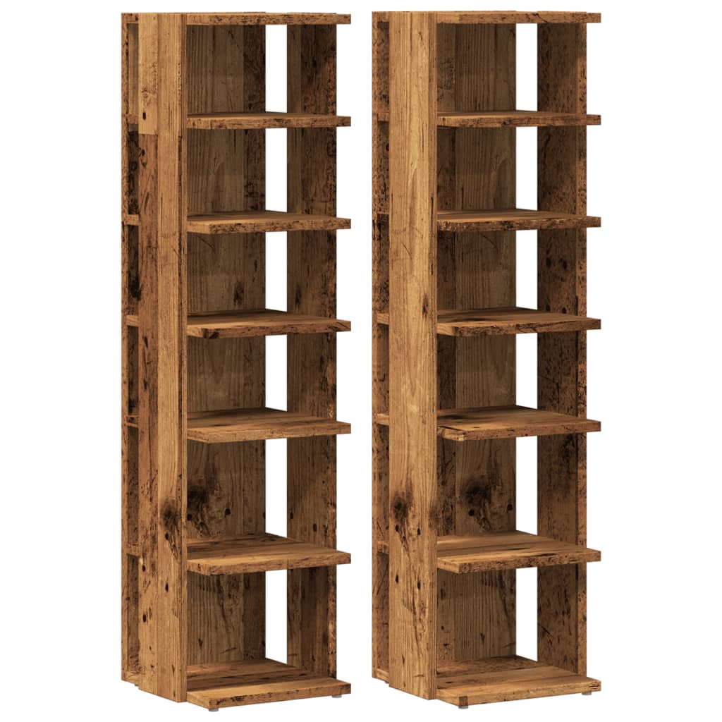 Scarpiere 2 Pz 28X27X102 Cm In Legno Multistrato