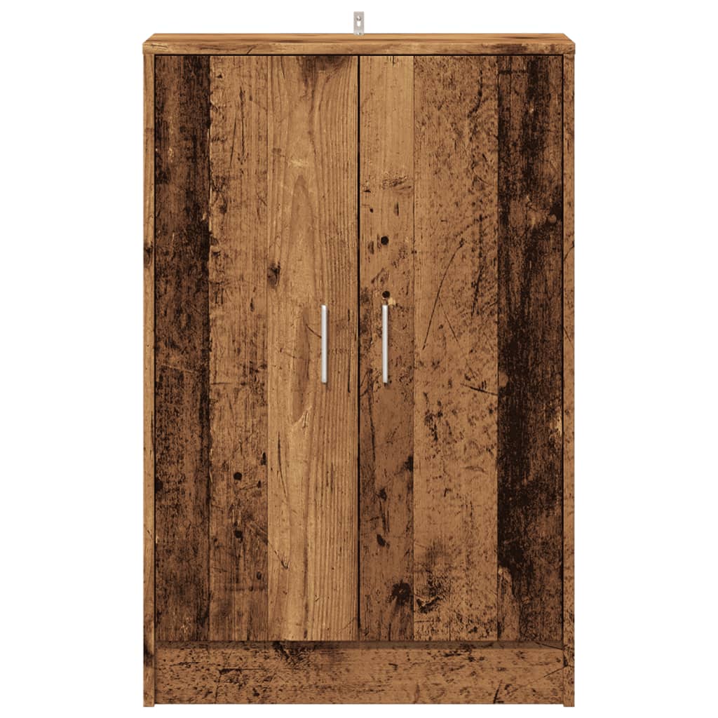 Scarpiera In Legno Multistrato Legno Antico
