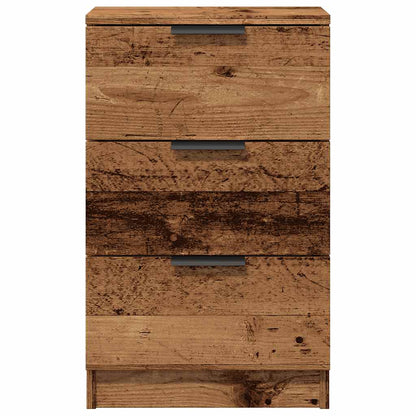 Comodino Legno Vecchio 40X36X65 Cm In Legno Multistrato