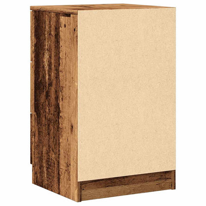 Comodino Legno Vecchio 40X36X65 Cm In Legno Multistrato