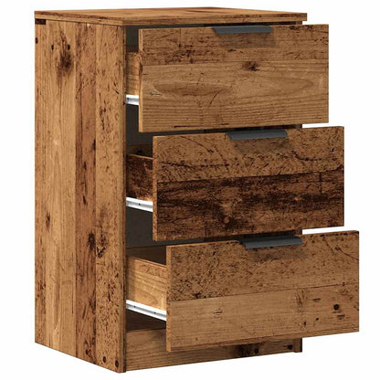 Comodino Legno Vecchio 40X36X65 Cm In Legno Multistrato