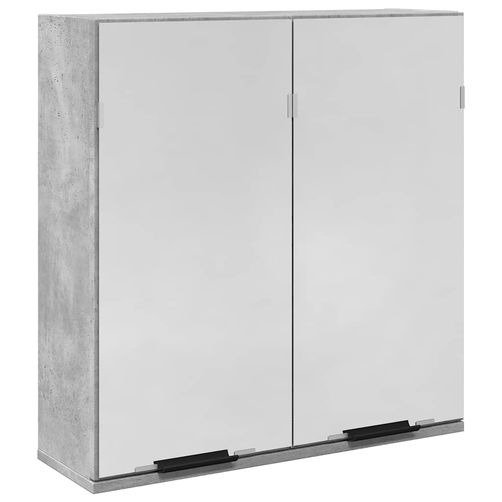 Mobile Bagno Con Specchio 64X20X66,5 Multistrato