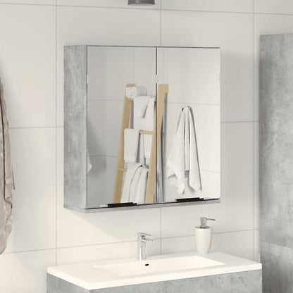 Mobile Bagno Con Specchio 64X20X66,5 Multistrato