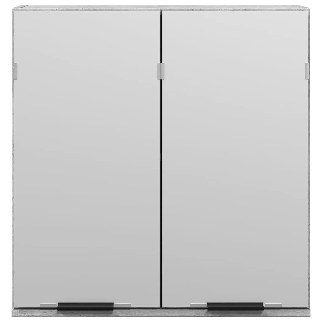 Mobile Bagno Con Specchio 64X20X66,5 Multistrato