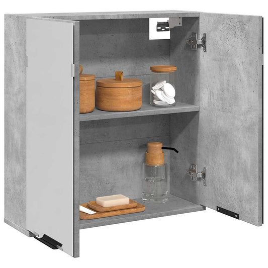 Mobile Bagno Con Specchio 64X20X66,5 Multistrato