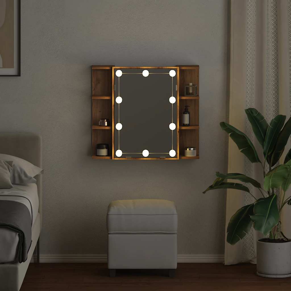 Mobile A Specchio Con Led 70X16,5X60 Cm