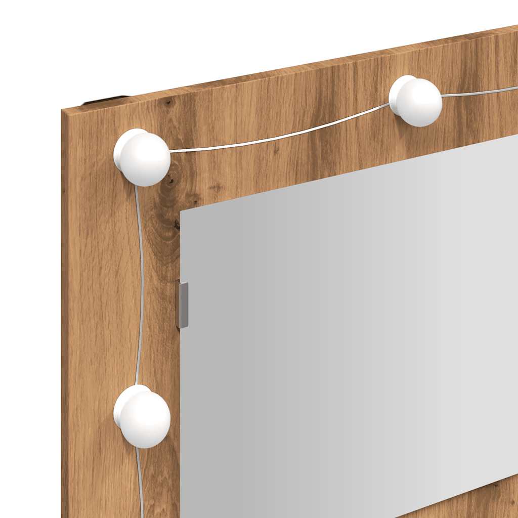 Mobile A Specchio Con Led 90X31,5X62 Cm