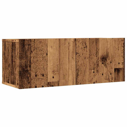 Mobili Tv A Parete 2Pz 80X30X30 Cm