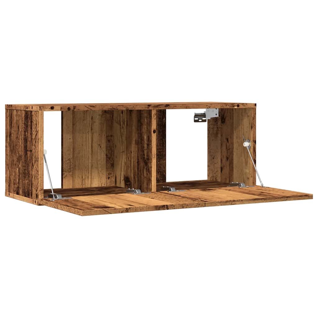Mobili Tv A Parete 2Pz 80X30X30 Cm