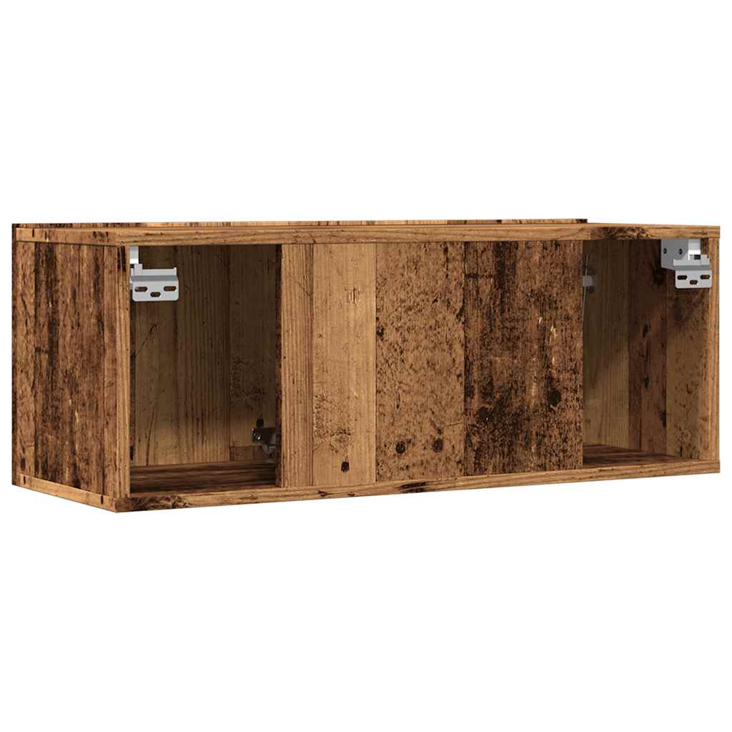Mobili Tv A Parete 2Pz 80X30X30 Cm