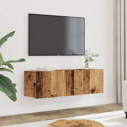 Mobili Tv A Parete 2Pz 80X30X30 Cm