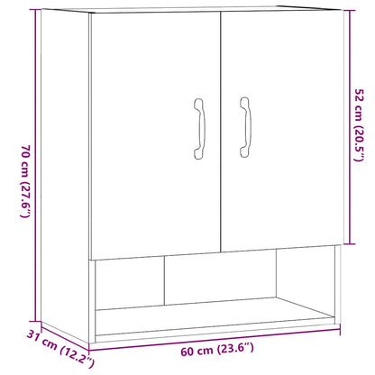 Armadietto A Muro 60X31X70 Cm In Truciolato