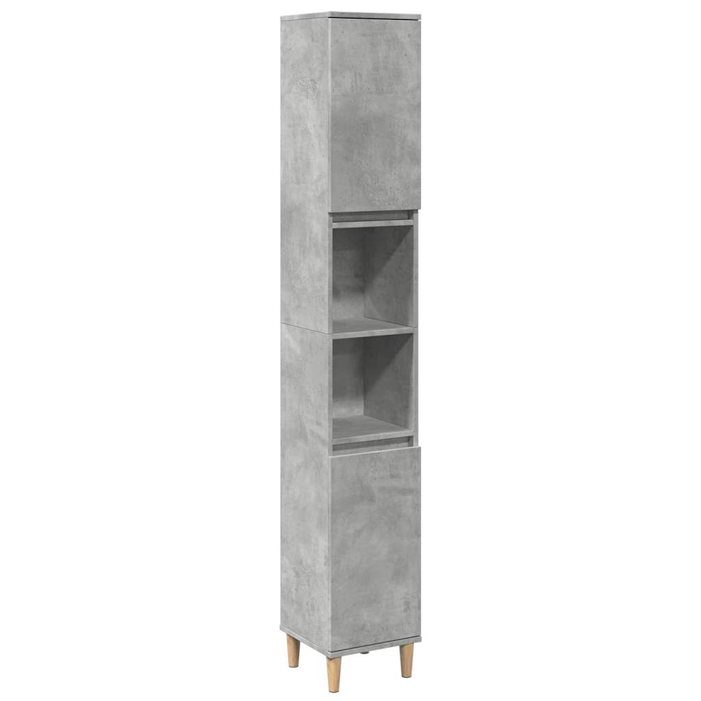 Armadietto Bagno 30X30X190 Cm Legno Multistrato