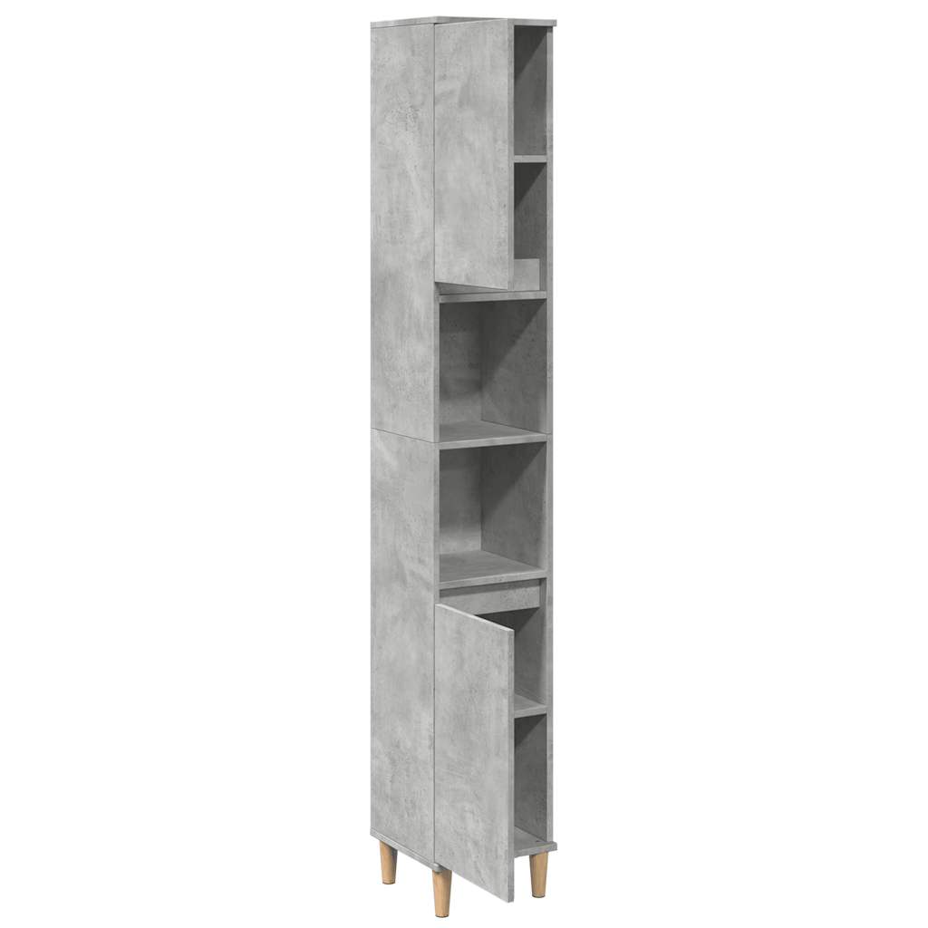 Armadietto Bagno 30X30X190 Cm Legno Multistrato