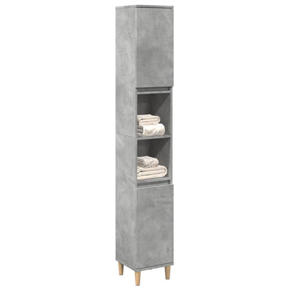 Armadietto Bagno 30X30X190 Cm Legno Multistrato