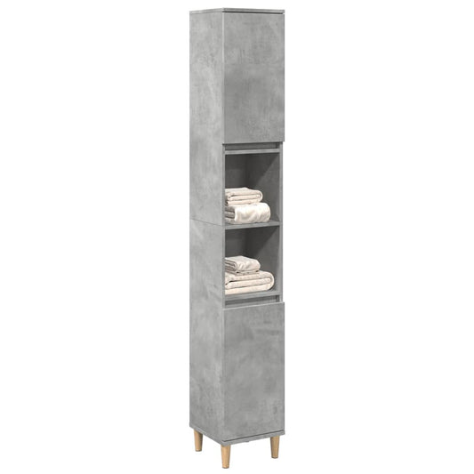 Armadietto Bagno 30X30X190 Cm Legno Multistrato