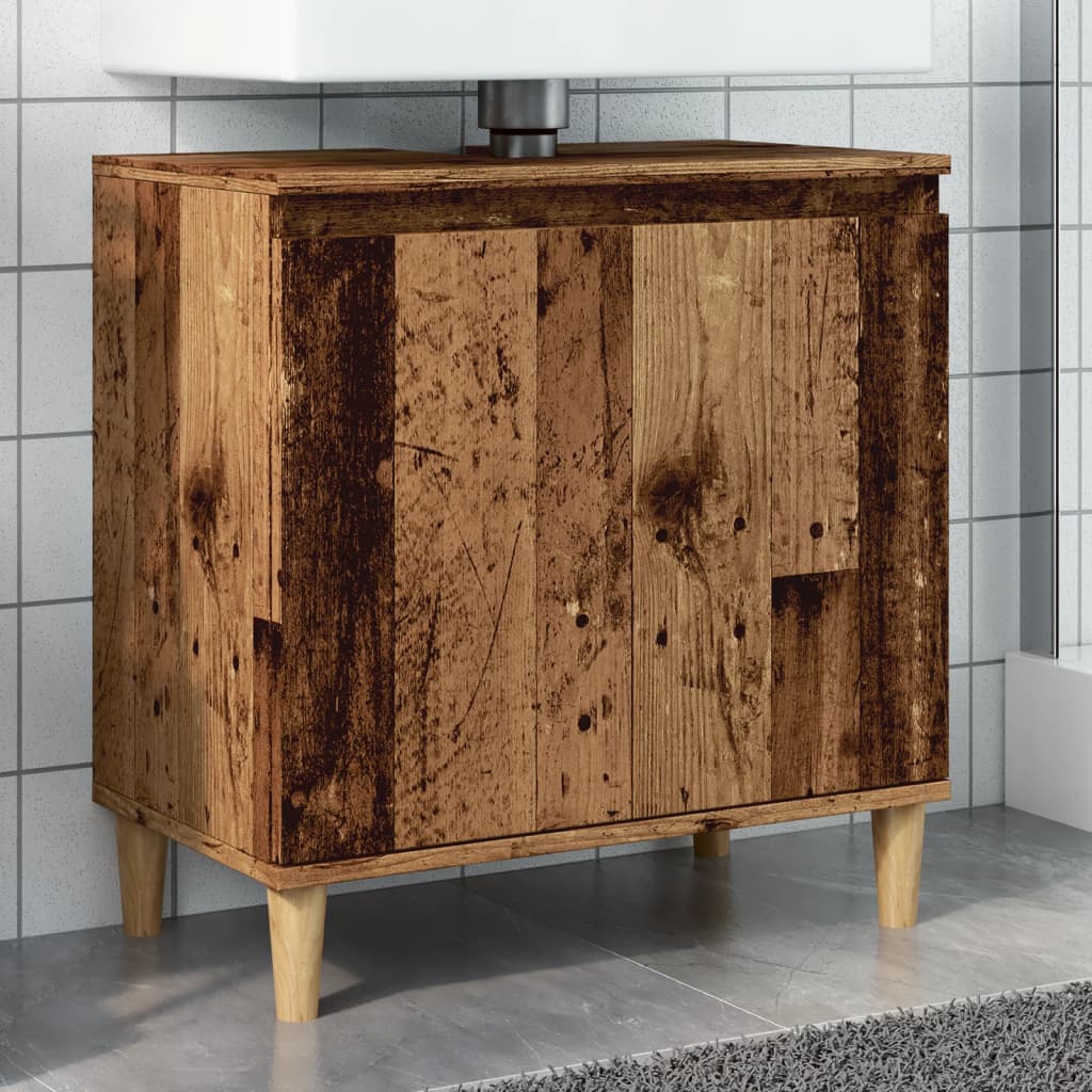 Mobile Lavabo 58X33X60 Cm Legno Multistrato