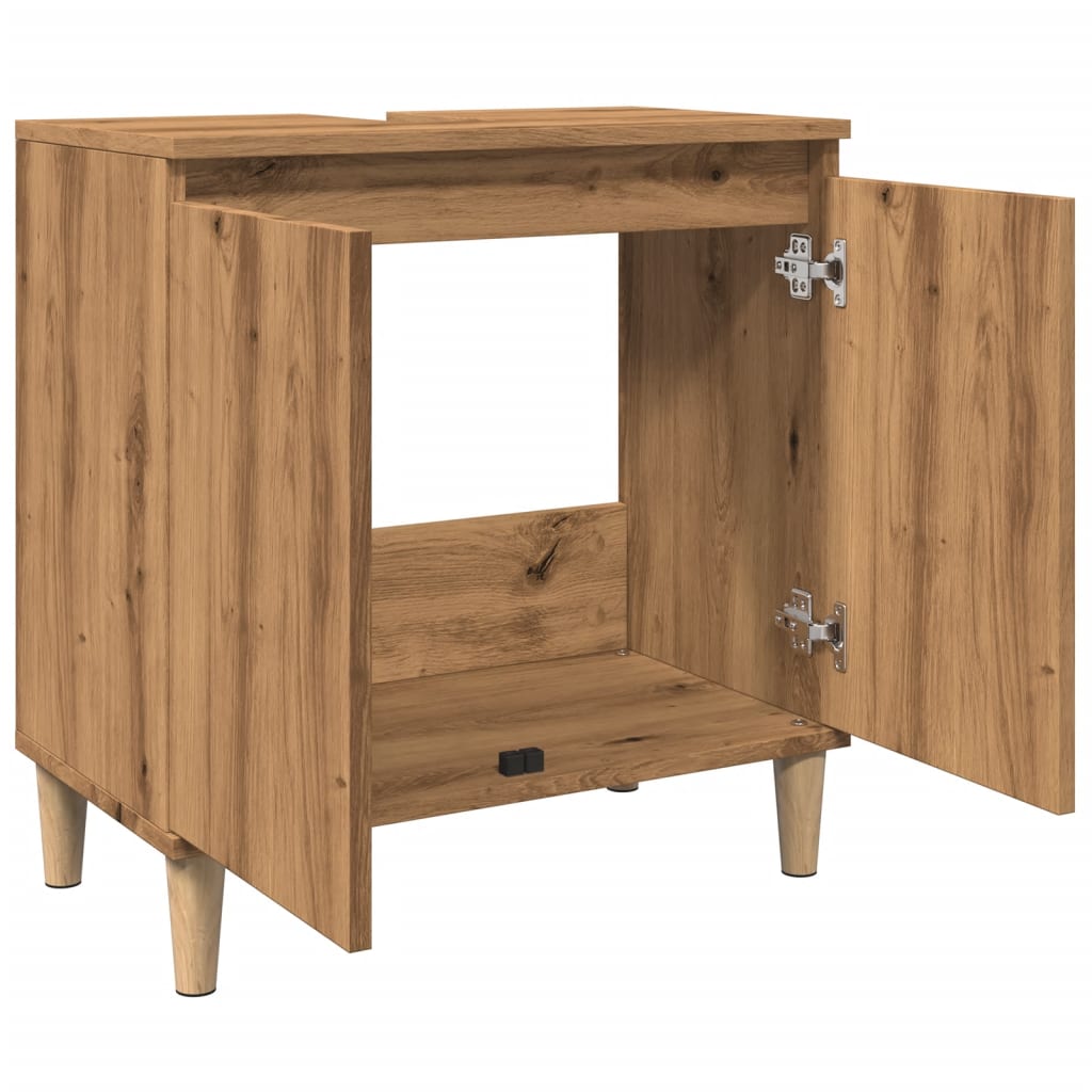 Mobile Lavabo 58X33X60 Cm Legno Multistrato