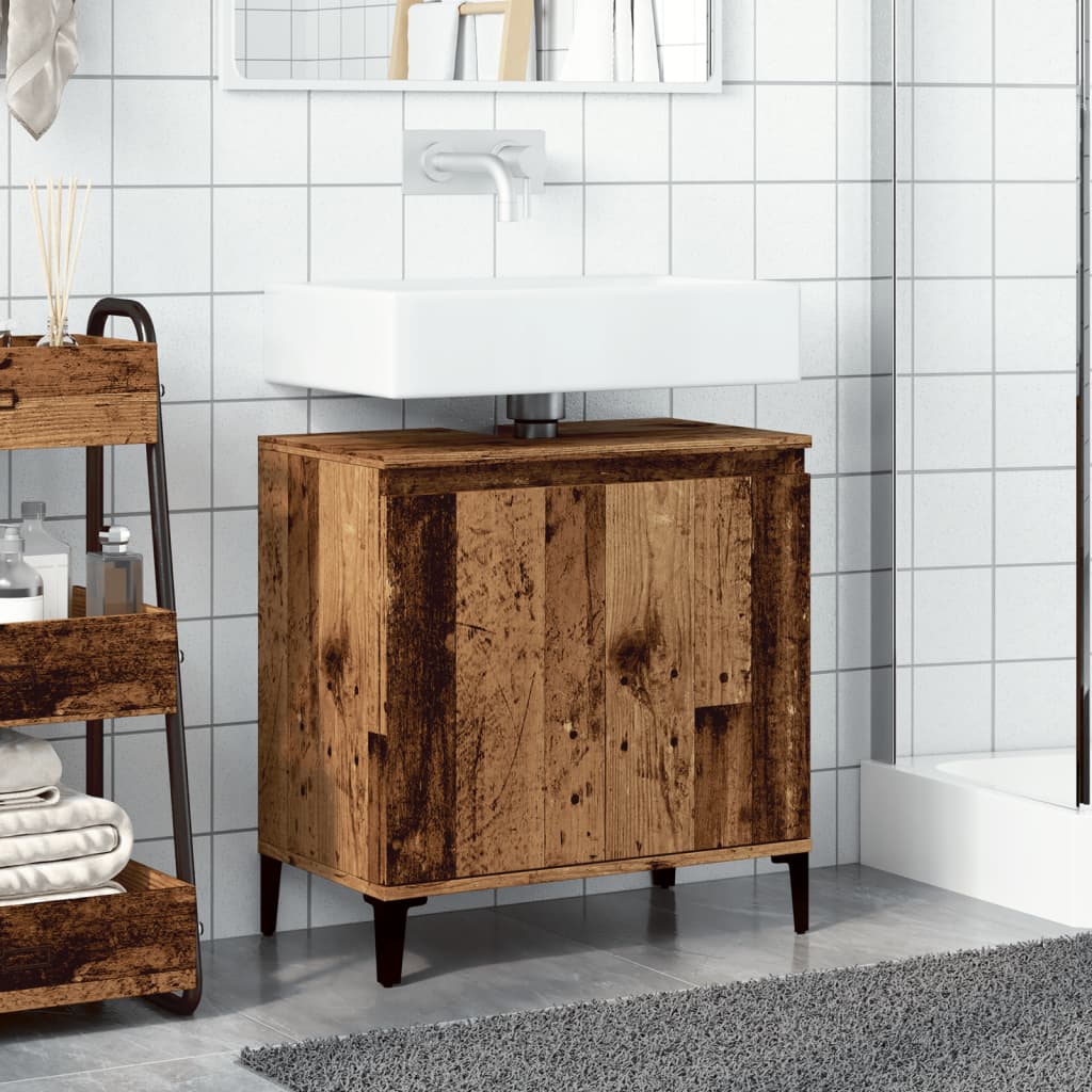 Mobile Lavabo 58X33X60 Cm In Legno Multistrato