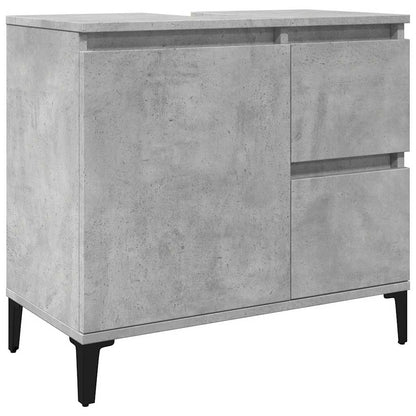 Mobile Lavabo Da Bagno Grigio Rovere 65X33X60Cm In Truciolato
