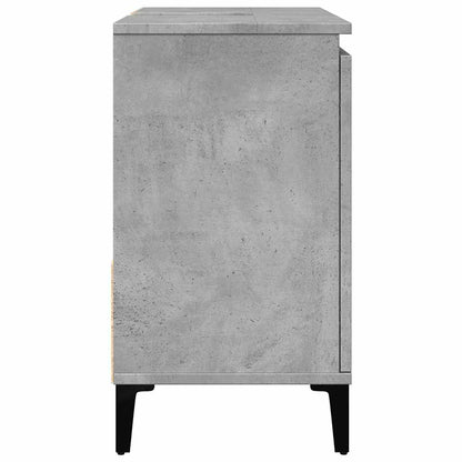 Mobile Lavabo Da Bagno Grigio Rovere 65X33X60Cm In Truciolato