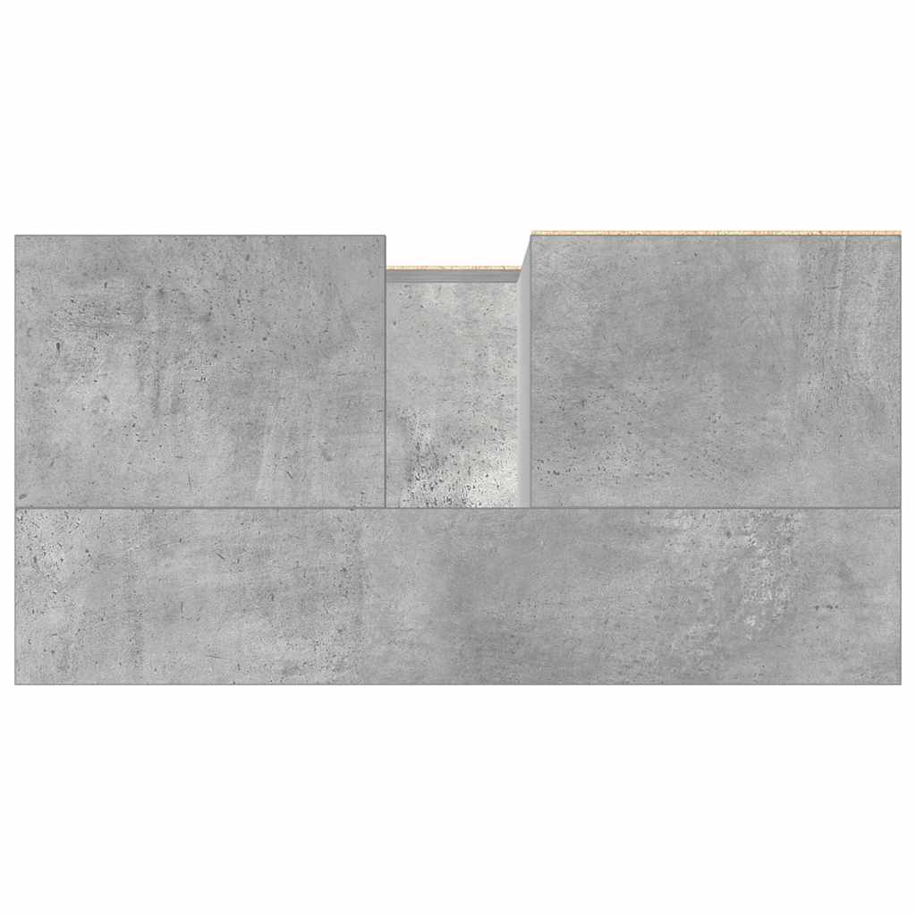 Mobile Lavabo Da Bagno Grigio Rovere 65X33X60Cm In Truciolato