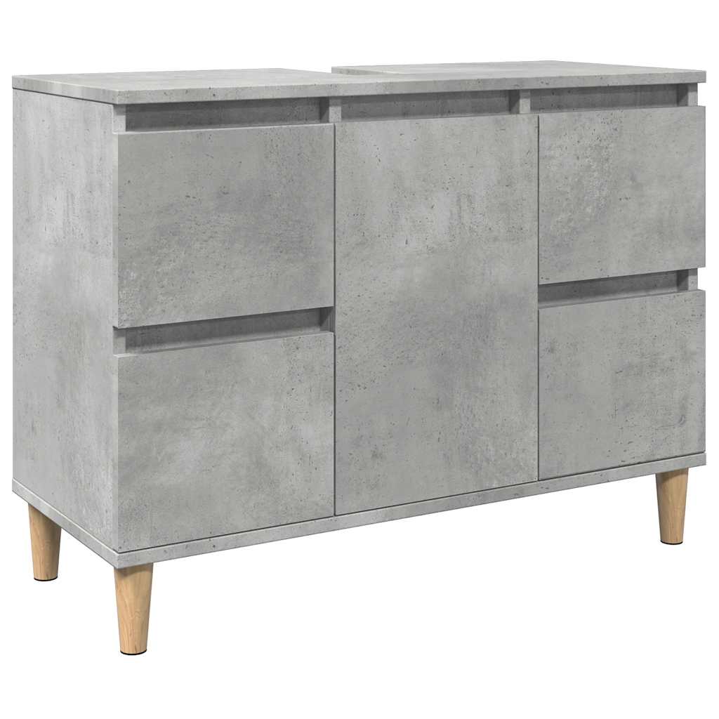 Mobile Lavabo 80X33X60 Cm In Legno Multistrato