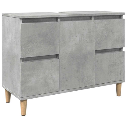 Mobile Lavabo 80X33X60 Cm In Legno Multistrato