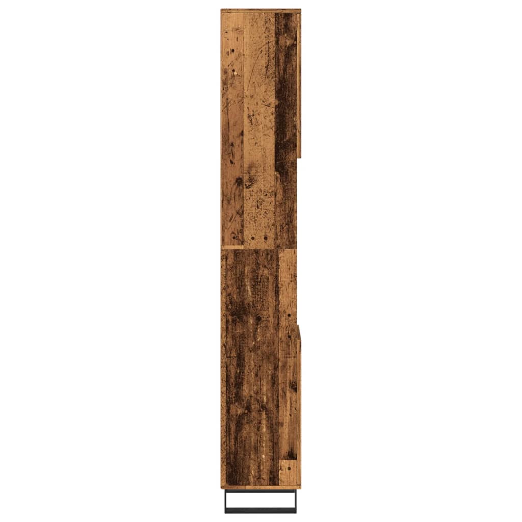 Armadietto Bagno 30X30X190 Cm In Legno Multistrato