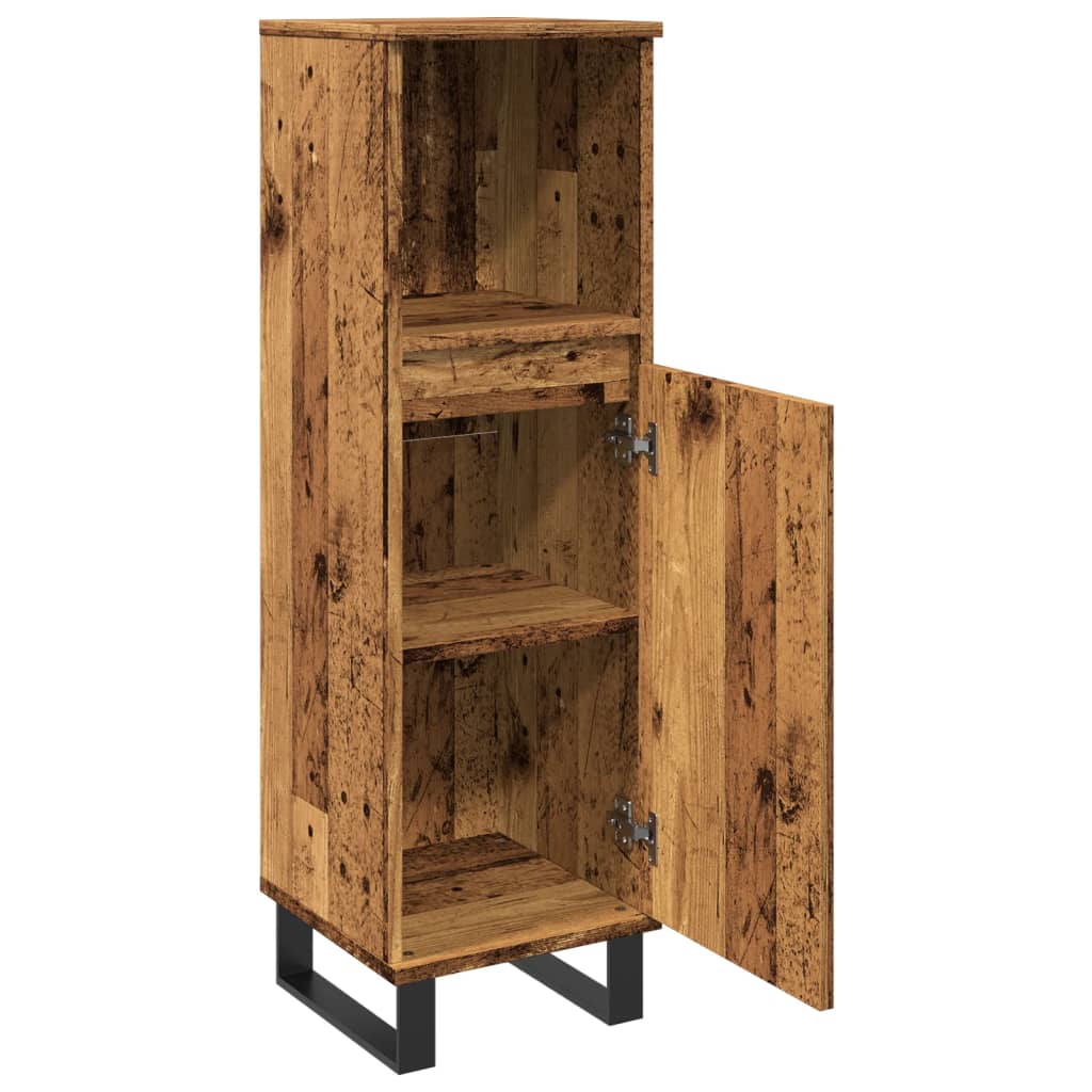 Armadietto Da Bagno 30X30X100 Cm In Truciolato